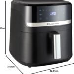 Russell Hobbs 27632 Air Fryer, 8.3L, Black