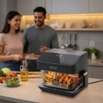 Olsen & Smith 8L Dual Zone Smart Air Fryer with WiFi, Black