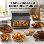 Olsen & Smith 8L Dual Zone Smart Air Fryer with WiFi, Black