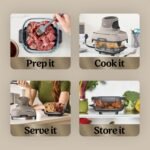 Ninja CRISPi 4-in-1 Glass Air Fryer, 3.8L